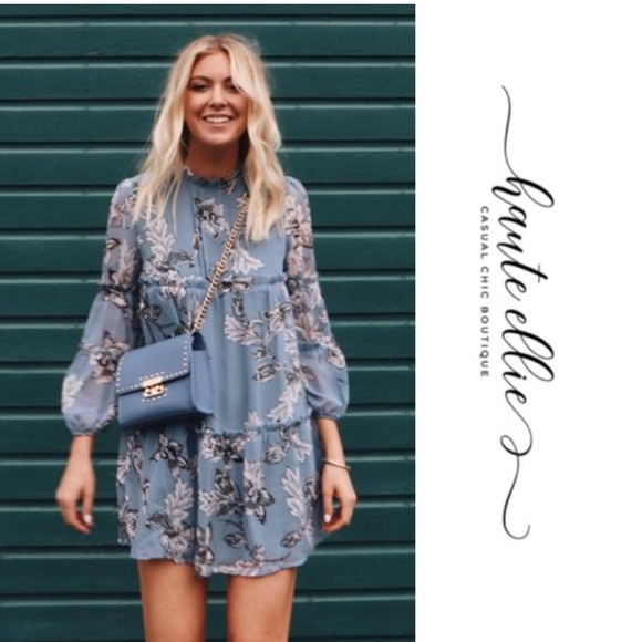 TILLY Tassel Arm Tie Lantern Sleeve Dress/Top - Picture 4 of 10